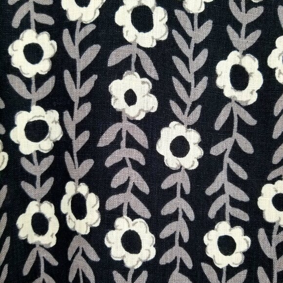 Gudrun Sjoden Linen Shirt - Oversized L, Scandi, Abstract Modern Floral - Picture 5 of 8